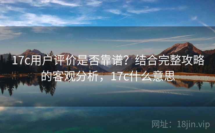 17c用户评价是否靠谱？结合完整攻略的客观分析，17c什么意思  第2张