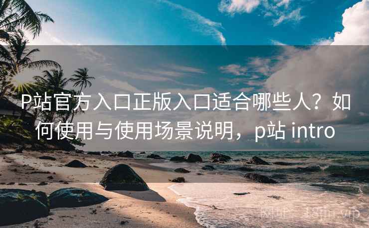 P站官方入口正版入口适合哪些人？如何使用与使用场景说明，p站 intro  第2张