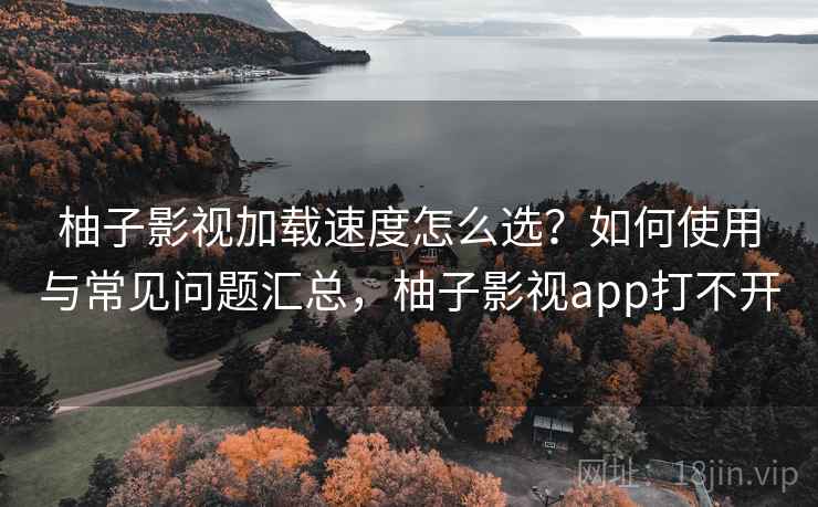 柚子影视加载速度怎么选？如何使用与常见问题汇总，柚子影视app打不开  第2张