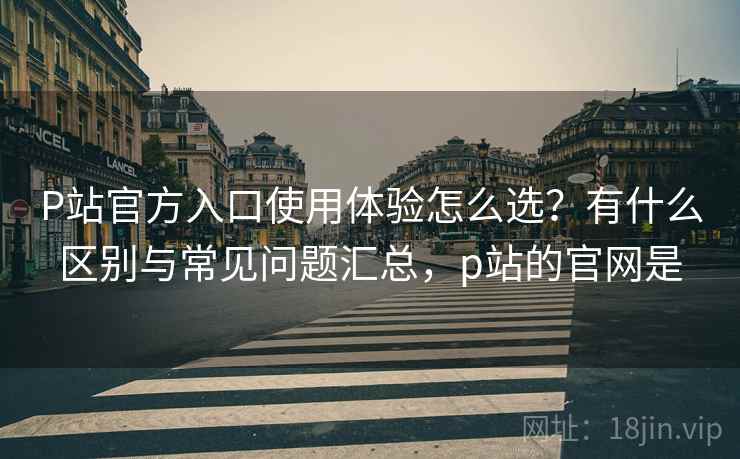 P站官方入口使用体验怎么选？有什么区别与常见问题汇总，p站的官网是