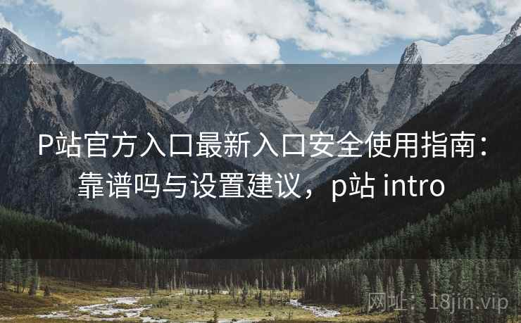 P站官方入口最新入口安全使用指南：靠谱吗与设置建议，p站 intro