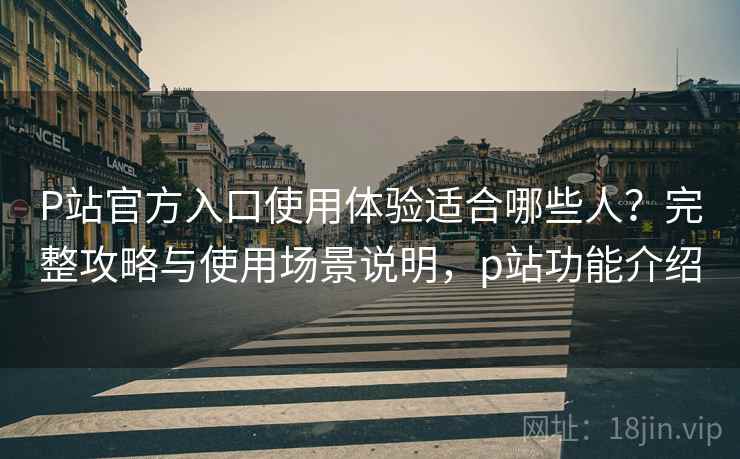 P站官方入口使用体验适合哪些人?完整攻略与使用场景说明,p站功能介绍 第1张 P站官方入口使用体验适合哪些人?完整攻略与使用场景说明,p站功能介绍 第1张