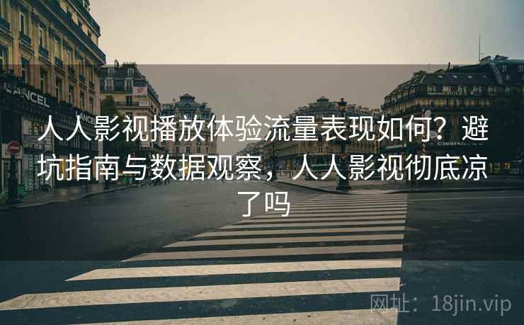 人人影视播放体验流量表现如何?避坑指南与数据观察,人人影视彻底凉了吗 第2张 人人影视播放体验流量表现如何?避坑指南与数据观察,人人影视彻底凉了吗 第2张