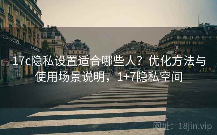 17c隐私设置适合哪些人?优化方法与使用场景说明,1+7隐私空间 第2张 17c隐私设置适合哪些人?优化方法与使用场景说明,1+7隐私空间 第2张