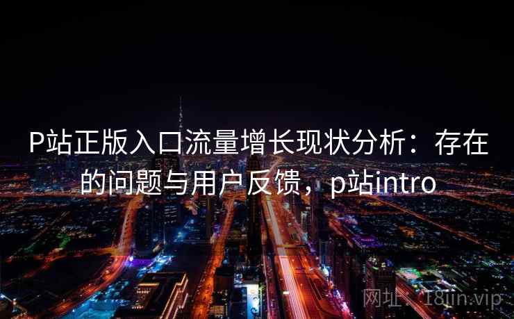 P站正版入口流量增长现状分析:存在的问题与用户反馈,p站intro 第1张 P站正版入口流量增长现状分析:存在的问题与用户反馈,p站intro 第1张